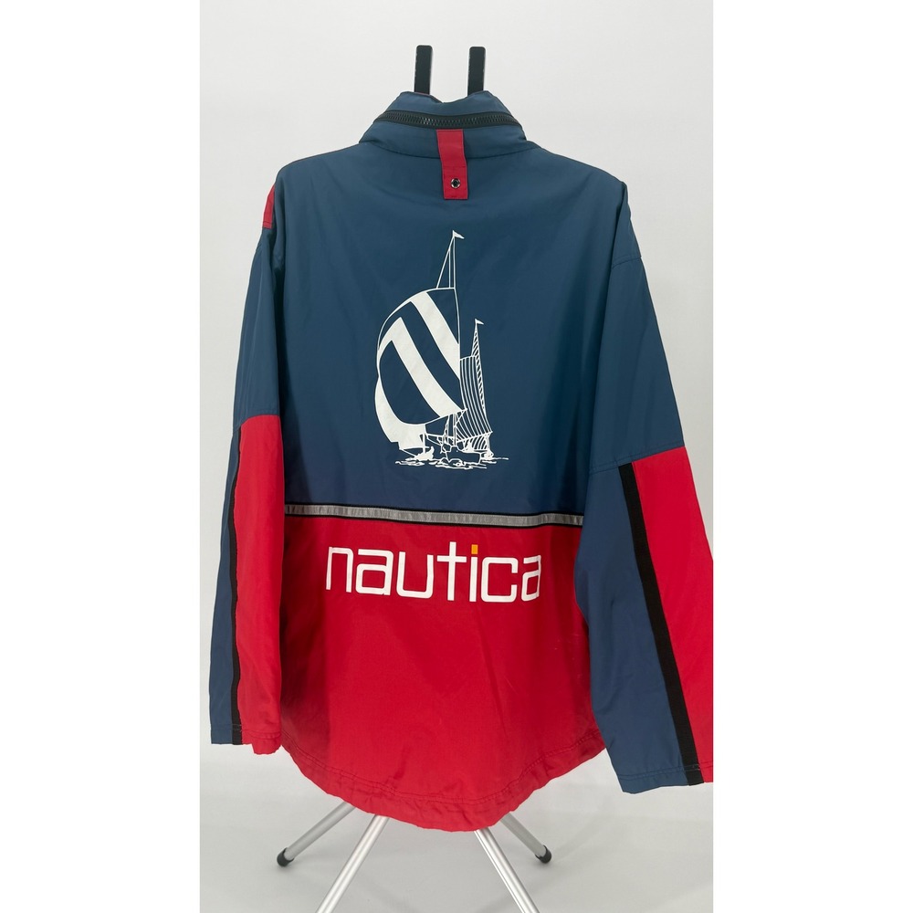 Nautica Limited Edition Competition Spinnaker Jacket Colorblock Windbreaker XXL